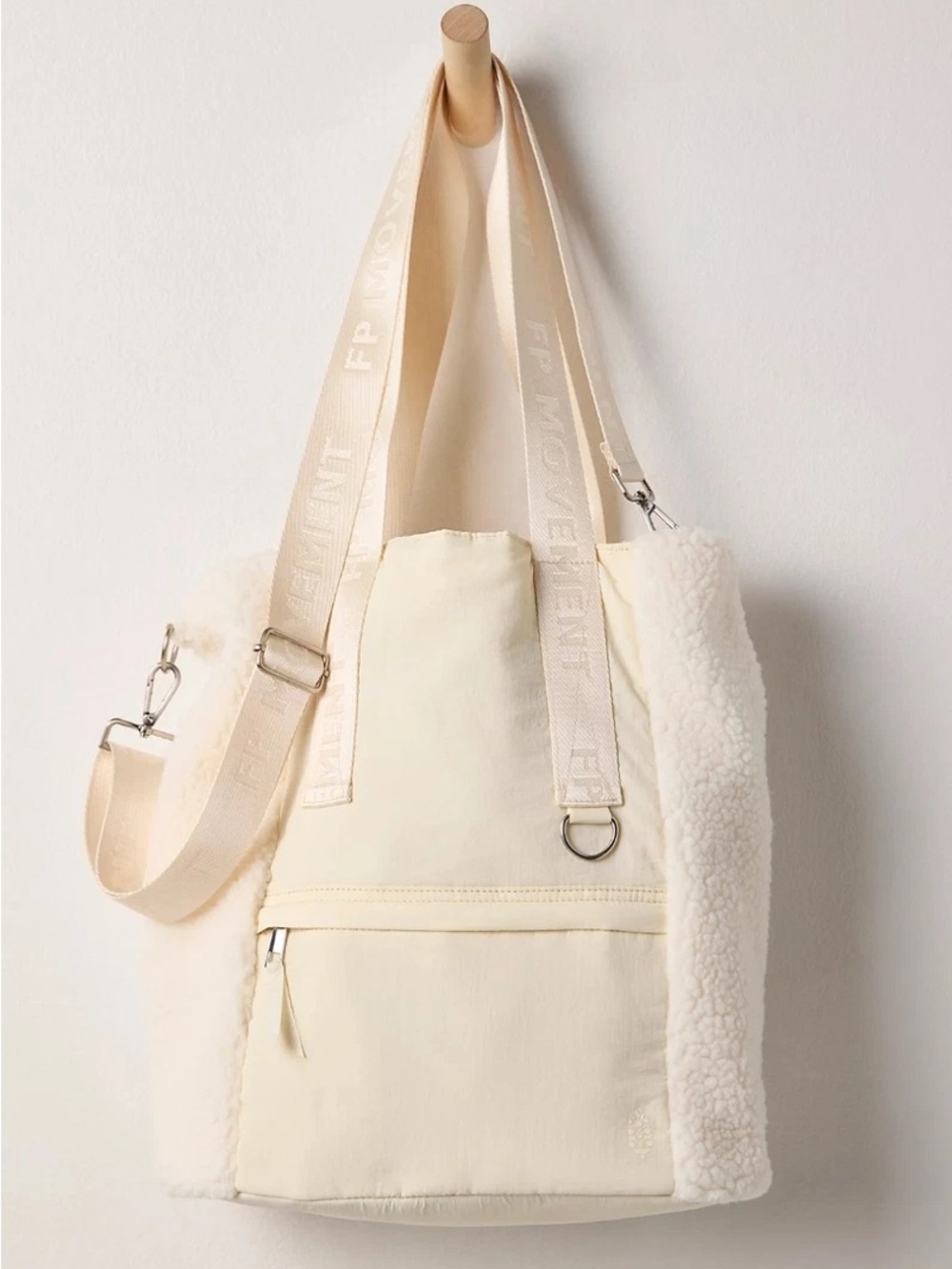 New Free People Slopes Sherpa bucket bag